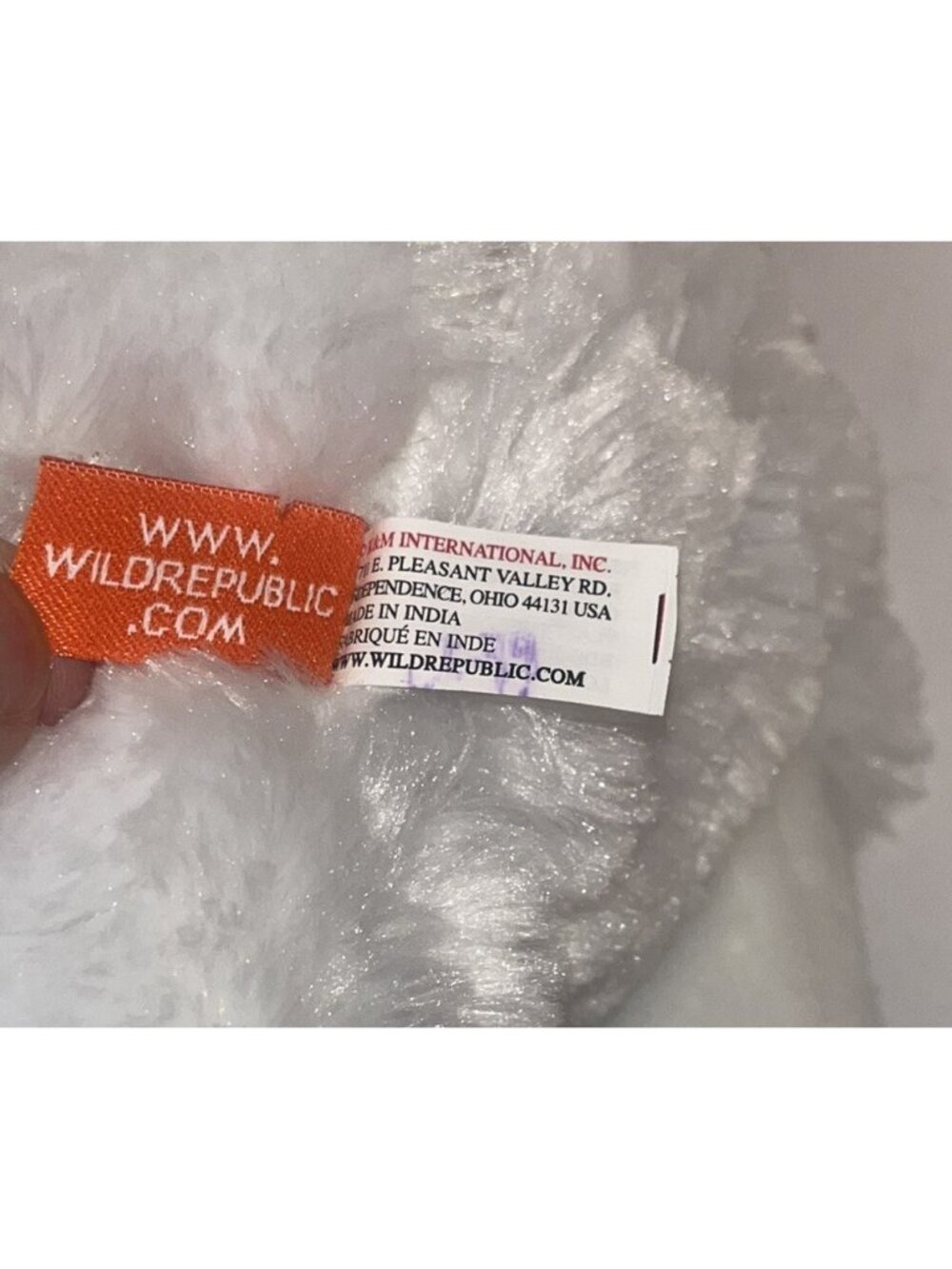 Wild Republic Arctic Fox Approx 12" Plush White Stuffed Animal Realistic Wolf - Picture 9 of 11